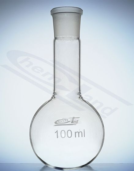 kolba ar apaļu dibenu un garu kaklu 00250ml NS. 29/32