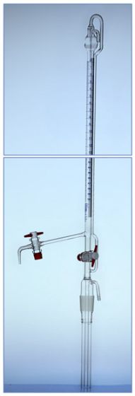 automātiskā birete saskaņā ar Pellet CZECH 2x.stopkrāns PTFE Schellbach sloksne 10 klase AS 0,05