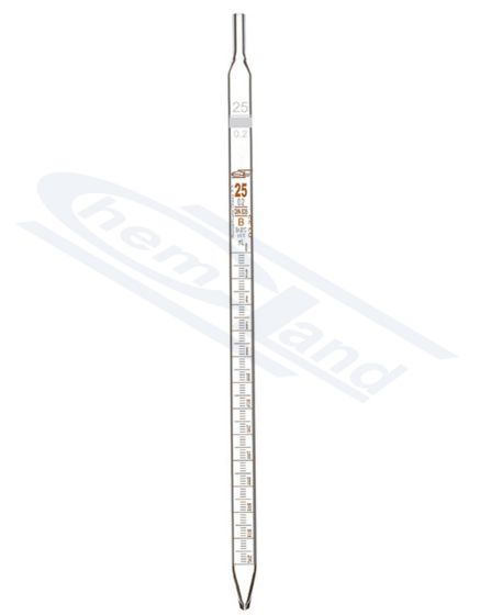 CHEMLAND NEW LINE 025 cl B multimērīšanas pipete, sk. Brūna