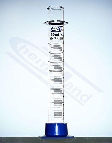 mērcilindrs 0250ml B klases bāze PP CHEMLAND