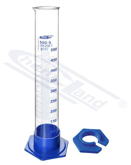 mērcilindrs CHEMLAND NEW LINE 0010ml cl. B PP bāze