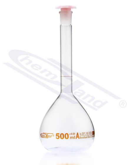 mērkolba CHEMLAND NEW LINE ar sertifikātu cl.A 0010ml brūna skalas ligzda 10/19