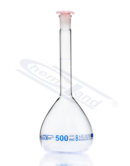mērkolba cl.B 0010 ml. 10/19 CHEMLAND - zils, NEW LINE