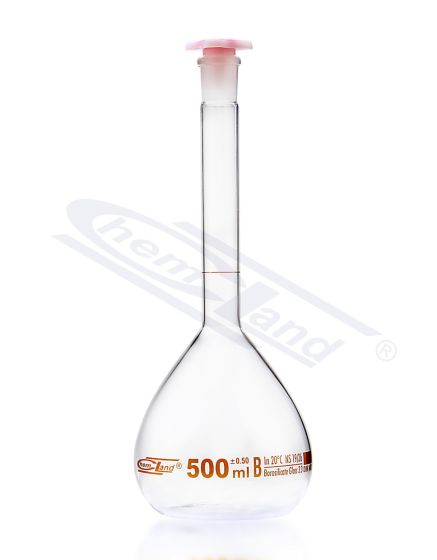 mērkolba cl.B 0100ml, 14/23 - brūna, CHEMLAND NEW LINE